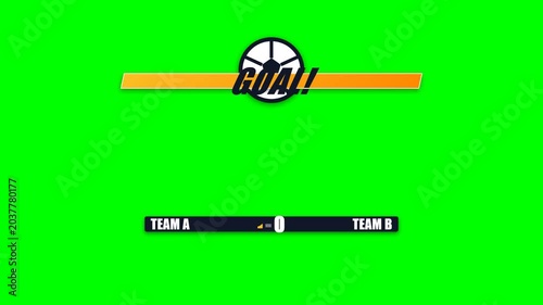 Sports Event Dashboard Video Scoreboard Display Team Action