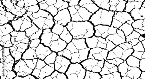 Foto Abstract grunge cracked earth texture