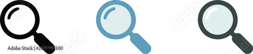 Fotografía Search magnifier icons for accessibility use