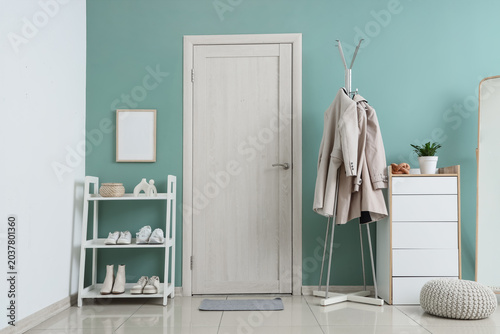 Interior of stylish hallway...