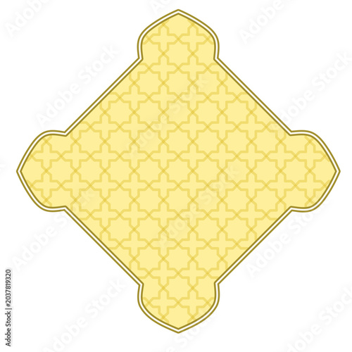Canvas Print Islamic Frame Window