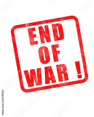 End of War red stamp seal