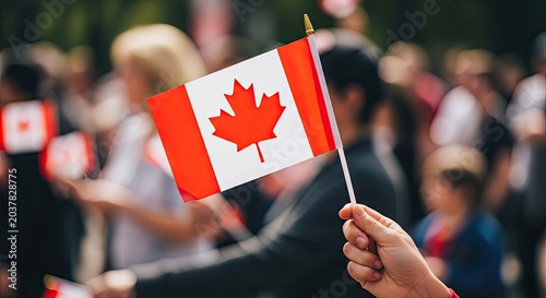 Canada day background with text copy space celebrating canadian pride