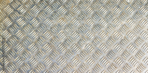 Industrial Silver Diamond Plate Metal Sheet Background Texture