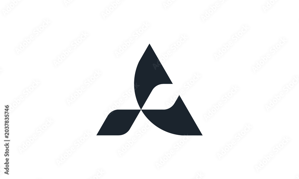 Fototapeta premium letter A Logo design concep