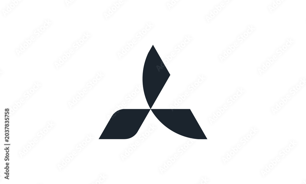 Fototapeta premium letter A Logo design concep