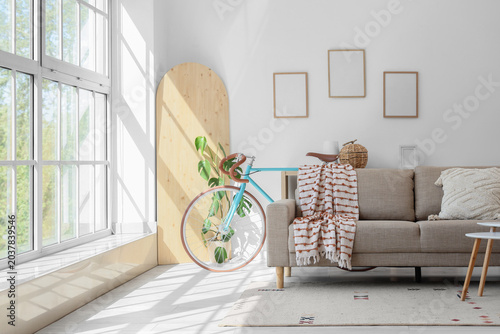 Interior of living room wit...