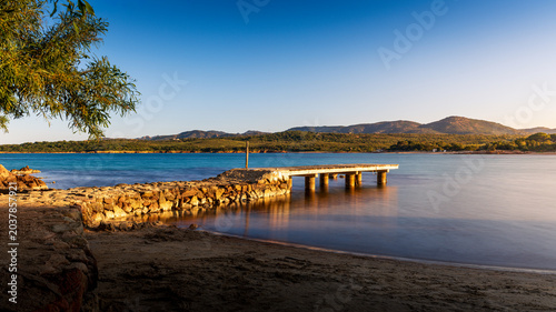 Bild auf Leinwand The beautiful beach of Porto Istana