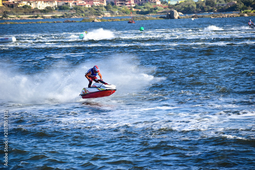 Obraz na plátně acquabike moto d'acqua