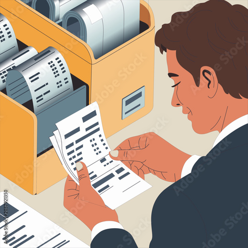Professional Sorting Financial Documents