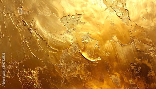Abstract textured golden background with shimmering glitter, rich metallic effect, luxurious surface for design