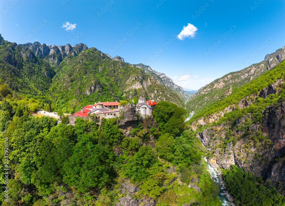 Obraz premium Monastery stomiou, epirus, Greece, Konitsa