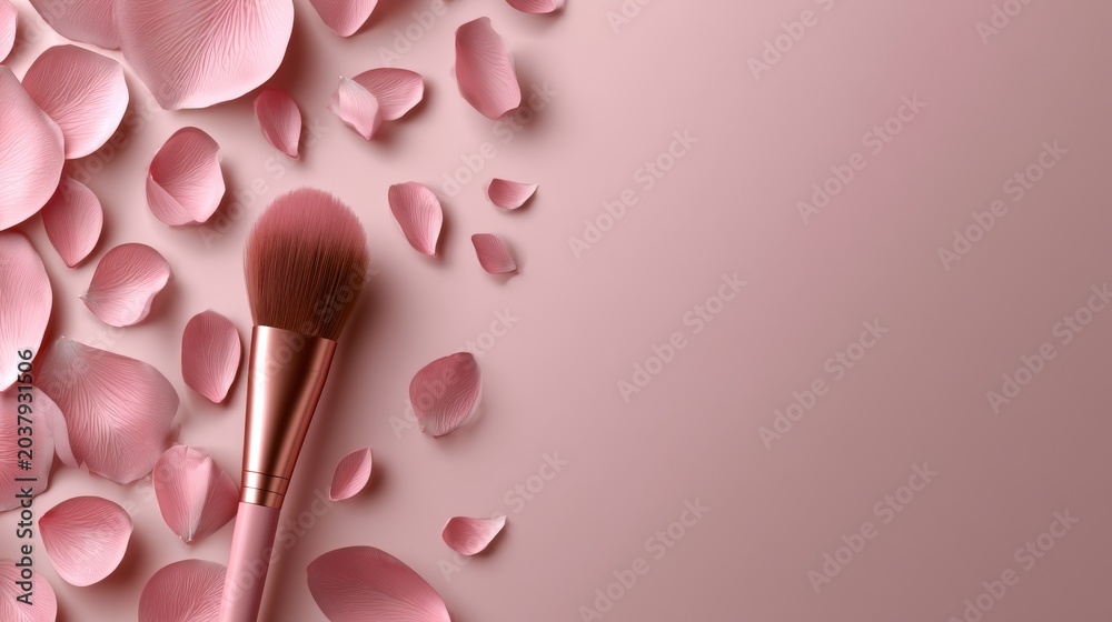 Makeup Brush and Cosmetic Beauty Illustration 294