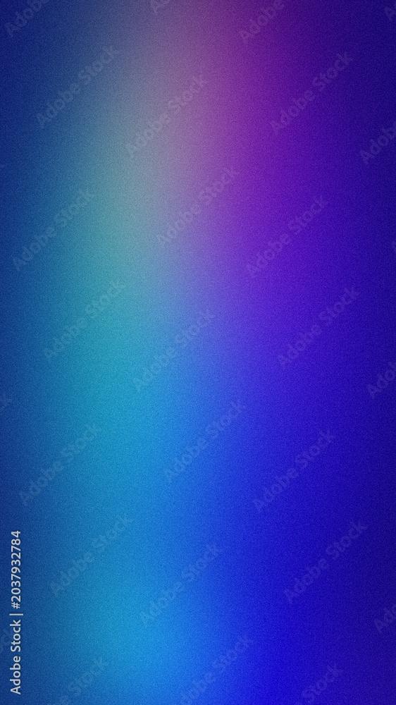 Obraz premium Vertical grainy abstract background with vibrant blue cyan and purple aesthetic gradient