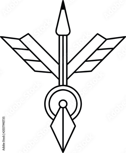 default option line art vector illustration on transparent background