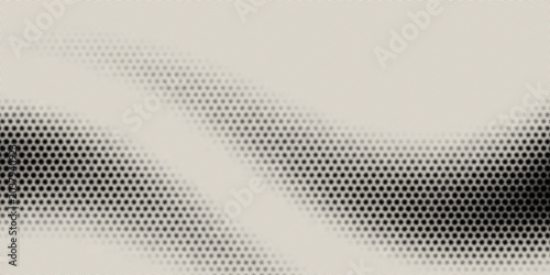Hexagon Shapes Vector Abstract Geometric Technology Oscillation Wave Isolated on Light Background. Halftone Hex Retro Simple Pattern. Minimal 80s Style Dynamic Tech Wallpaper