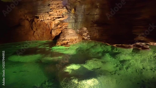 Dungeon, cave, underground abyss, Padirac, France