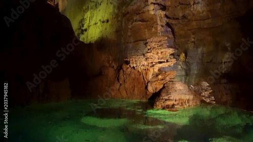 Dungeon, cave, underground abyss, Padirac, France