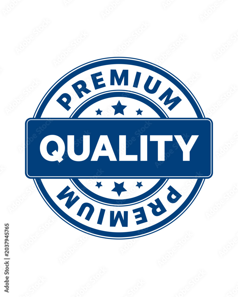 Obraz premium Premium quality blue stamp