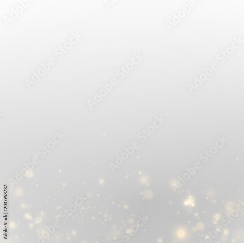 Soft gold glitter dust particles shimmer on transparent background creating romantic celebration aesthetic for wedding PNG design
