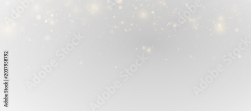 Golden sparkle dust bokeh lights fall on dark transparent backdrop creating elegant festive mood for branding posters and PNG assets
