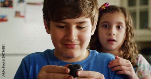 Older Brother Preparing Sweet Coal 