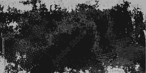 dark grey halftone and grunge pattern. Retro comic gradient background. dark grey dotted texture overlay. Cartoon pop art faded gradient pattern. backdrop for poster, banner,