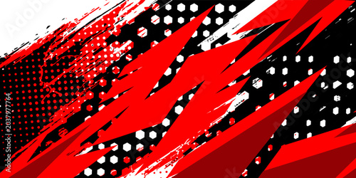 Abstract Car decal design vector. Graphic abstract stripe racing background kit designs for wrap vehicle, race car, rally, adventure and livery