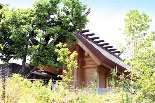 福岡市の鳥飼八幡宮の社殿