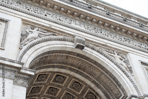 Detail of the facade of a cathedral 