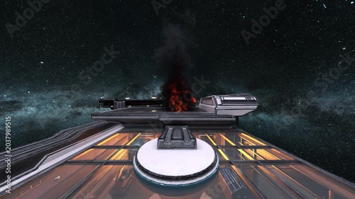 惑星探査基地　3DCGレンダリング