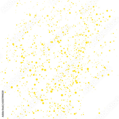 Abstract light splatter. Small dotted circle shape.