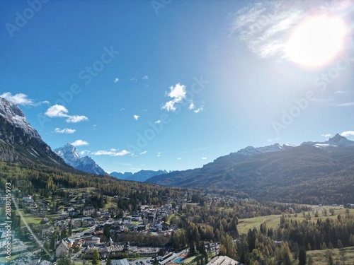 Foto Cortina D'Ampezzo Dolomites Italy Drone Photos