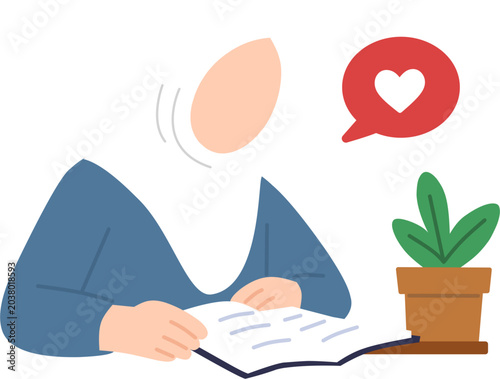 Reading, self-care, focus