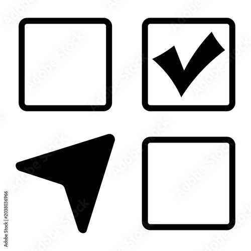 Cuadro en lienzo selection Line Icon
