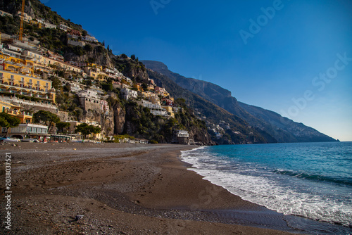 Beach in Positano  