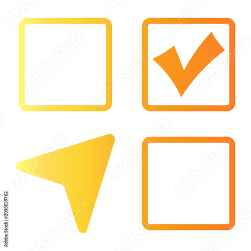 Fotografía selection Line Gradient Icon