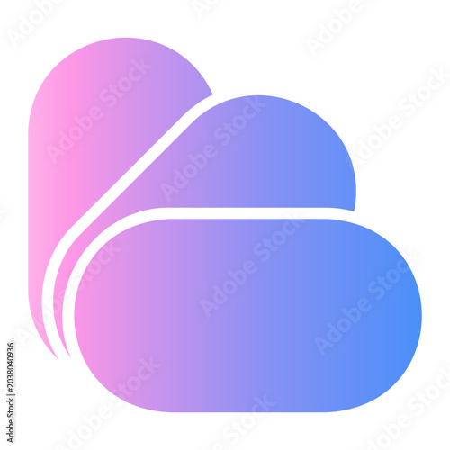 Photos choose Gradient icon