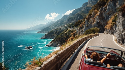 Coastal road trip along Amalfi Coast