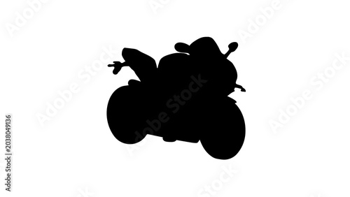 Brown Motorcycle