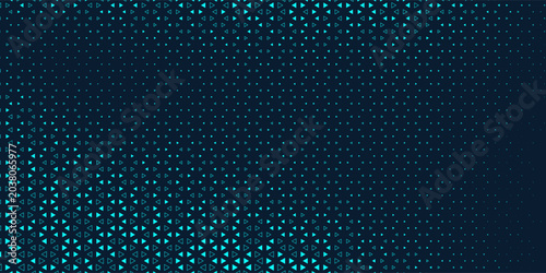 Konstfotografi Futuristic digital cyberspace backdrop with abstract hexagonal carbon patterns,