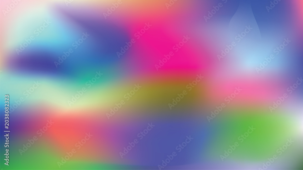 Fototapeta premium Holographic Gradient Background with Smooth Blended Colors
