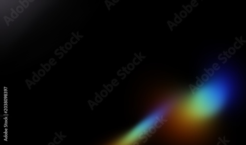 Foto Professional Abstract Prism Light Leak Overlay Background Effect