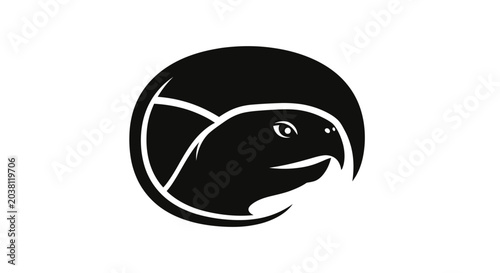Tableau sur toile Stylized Eagle Head Logo Icon