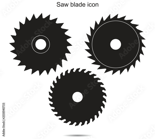Saw blade icon