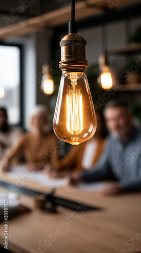 Illuminated Idea: A vintage...