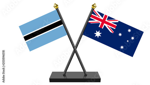 Flag of Australia and Botswana