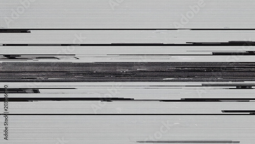 Abstract horizontal glitch lines and digital noise distortion on dark background
