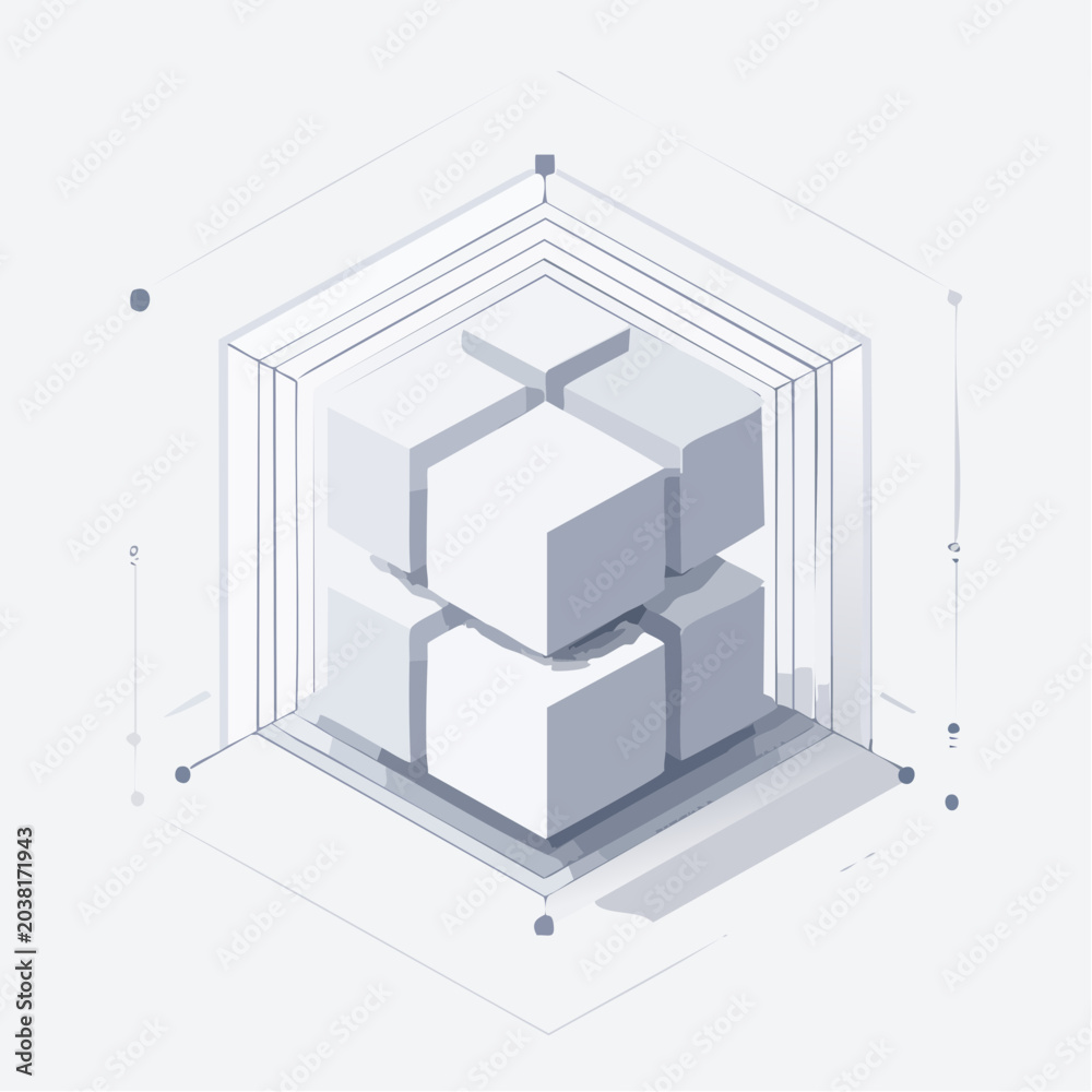 Obraz premium Minimal wavy pattern vector