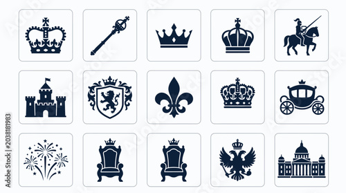 Obraz na płótnie Fleur de lis floral heraldry symbol for royal emblem and decorative pattern vector file